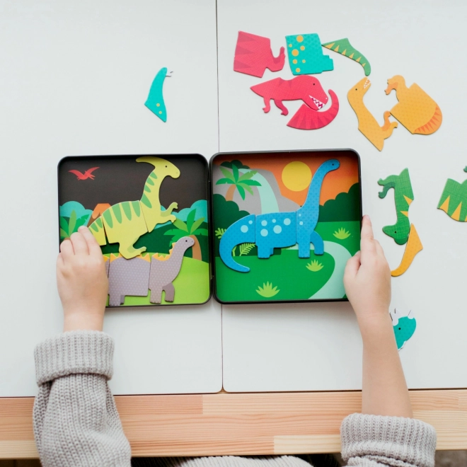 Petit Collage Magnetic Play Set - Dinosaurs