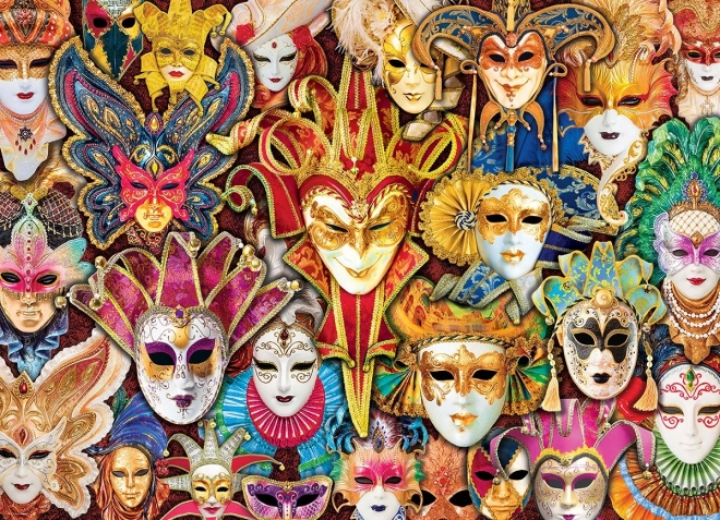 Venetian Masks Puzzle 1000 Pieces