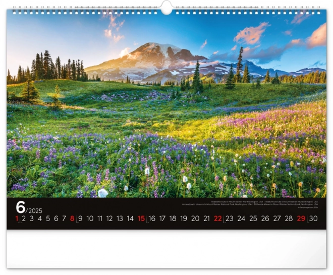 Notique Wall Calendar Landscapes 2025