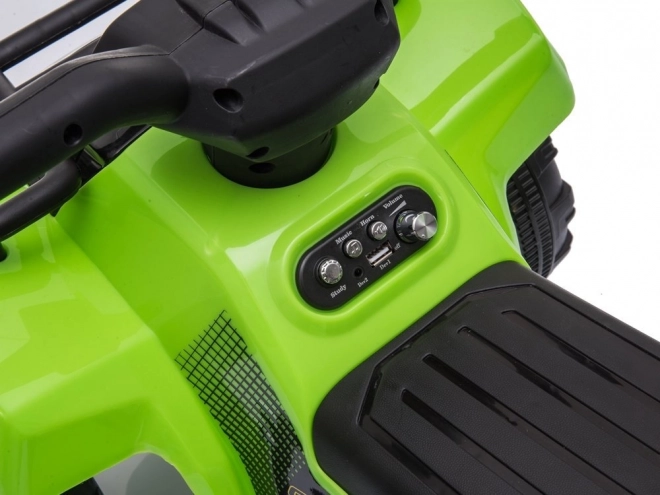 Electric Green Quad Bike for Kids