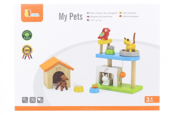 Wooden Animal Play Set