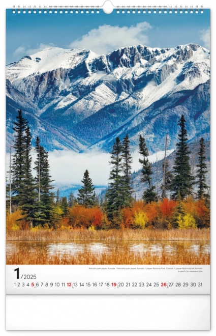 National Parks Wall Calendar 2025