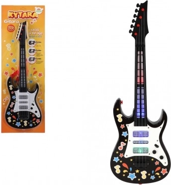 Chitarra in plastica per bambini 53 cm con suono e luce