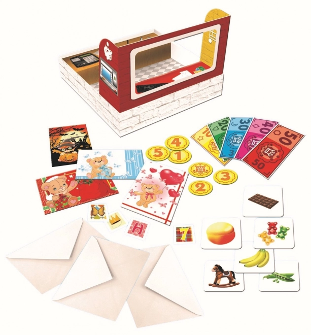 Trefl 2-in-1 Post Office and Shop Game