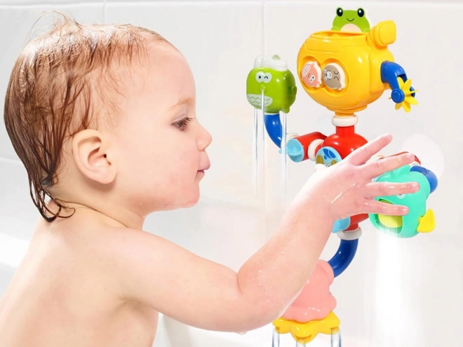 Colorful Water Mill Bath Toy