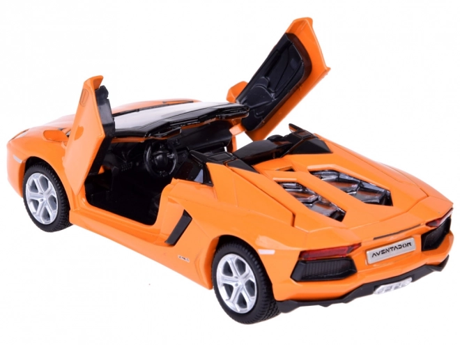 Interactive Lamborghini Aventador Roadster Model Car 1:32