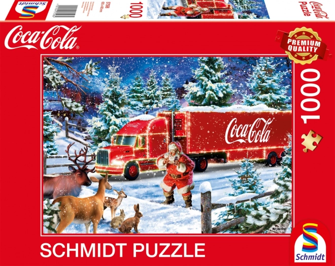 Coca Cola Christmas Truck Puzzle 1000 Pieces