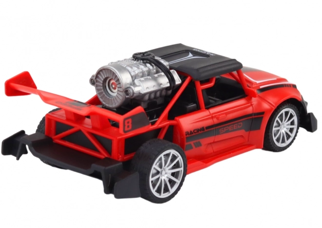 Remote Control Car with Smoke Effect and Lights Red