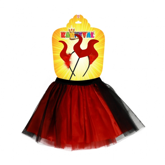 Tutu Costume Skirt Little Devil for Girls