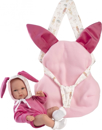 Llorens New Born Girl - Realistic Baby Doll with Full Vinyl Body 35 cm