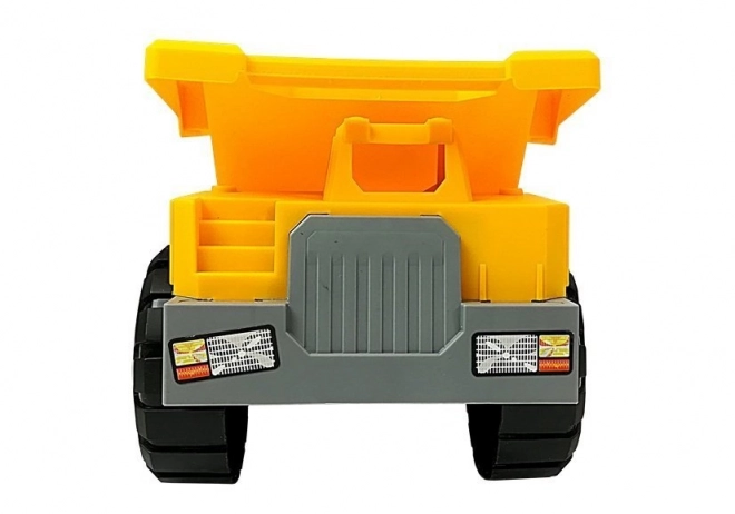 Dump Truck with Trailer and Bulldozer Construction Set