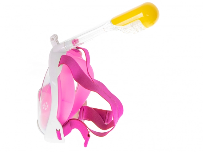 Full Face Foldable Snorkeling Mask Pink S/M