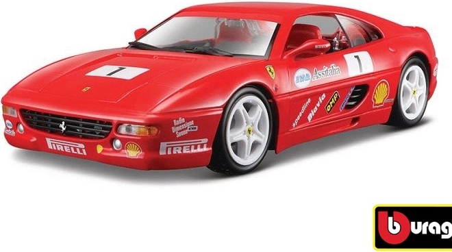 Metalowy model Ferrari F355 Challenge od Bburago w skali 1:24