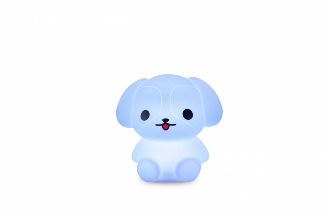 Silicone Night Light with Remote Control - Color Changing Puppy