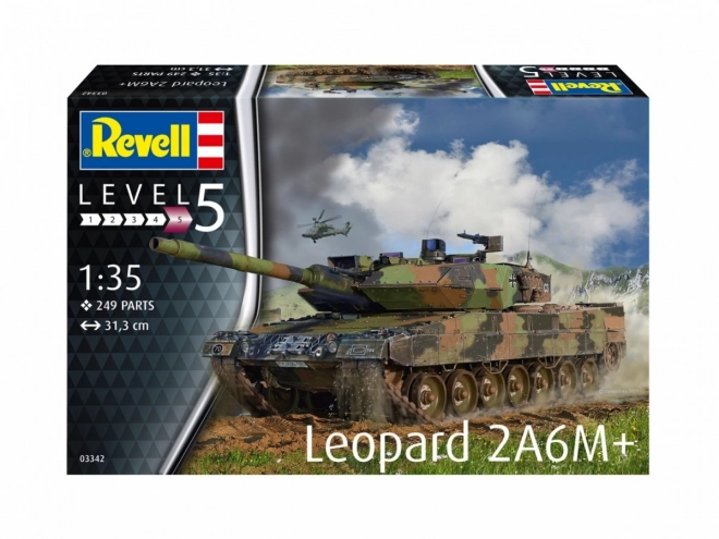 Leopard 2 A6M+ German Main Battle Tank Model Kit