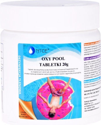 Oxy Pool comprimés d'oxygène pour la désinfection de l'eau des piscines et des jacuzzis 0,5 kg
