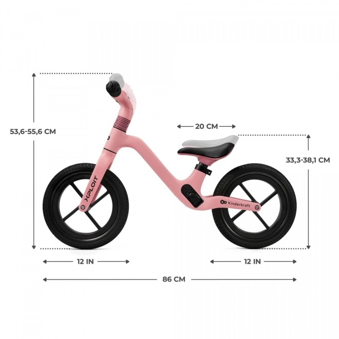 Xploit Balance Bike Bubblegum Pink