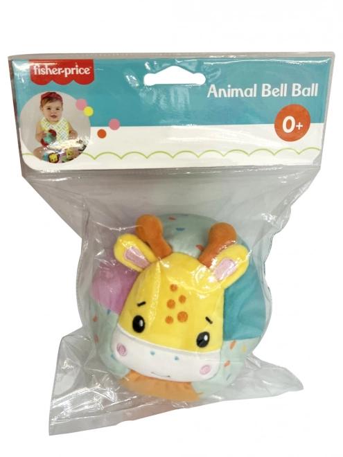 Stoffen giraffe met belletje van Fisher-Price
