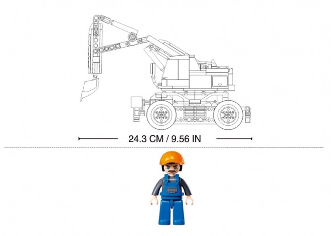 Sluban Remote Control Excavator