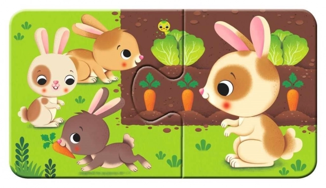 My First Animals And Their Babies Puzzle