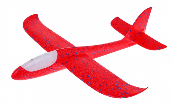 Foam Airplane Toy with Movable Tail and Light