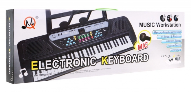 Children's Learning Keyboard with Stand and Microphone