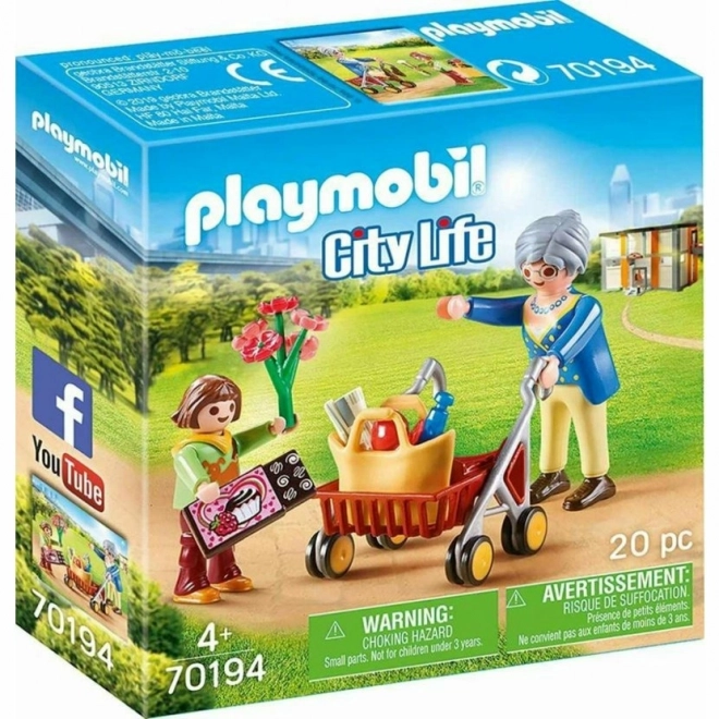 Bedstemor med rollator Playmobil
