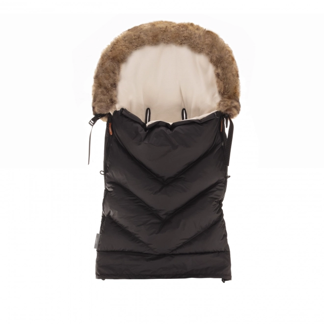 Fluffy Combi Winter Footmuff in Foggy Grey