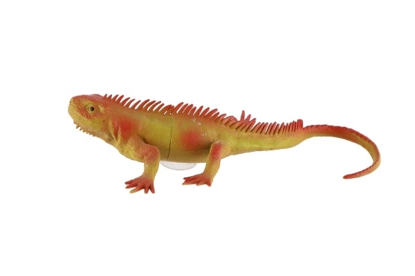 Rubber Lizard with Suction Cup 22cm