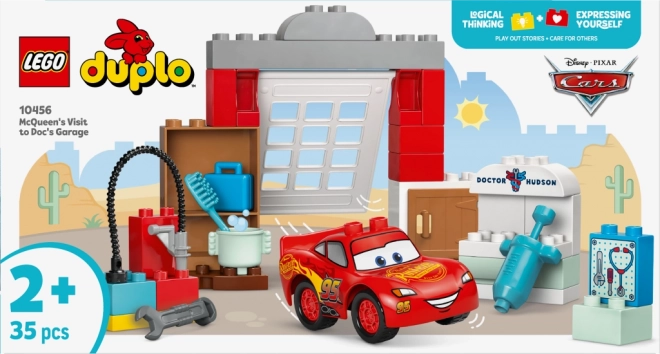 LEGO DUPLO Disney McQueen und Besuch in Doktor Hudsons Garage