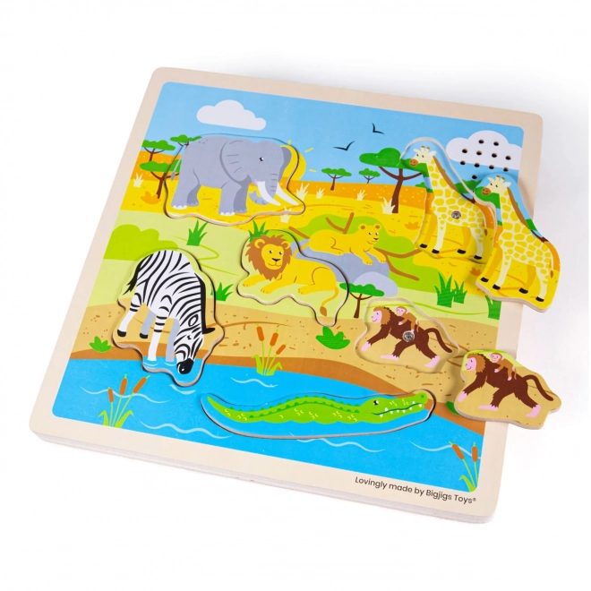 Bigjigs Toys Sound Puzzle Safari