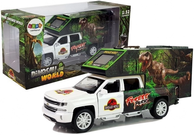 Camper with Dinosaurs