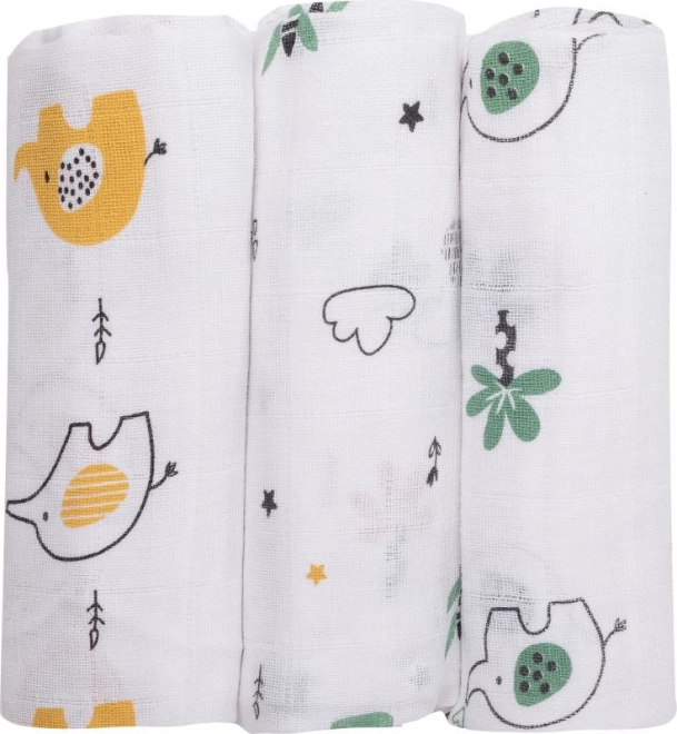 Bubaba Soft Baby Swaddle Blankets