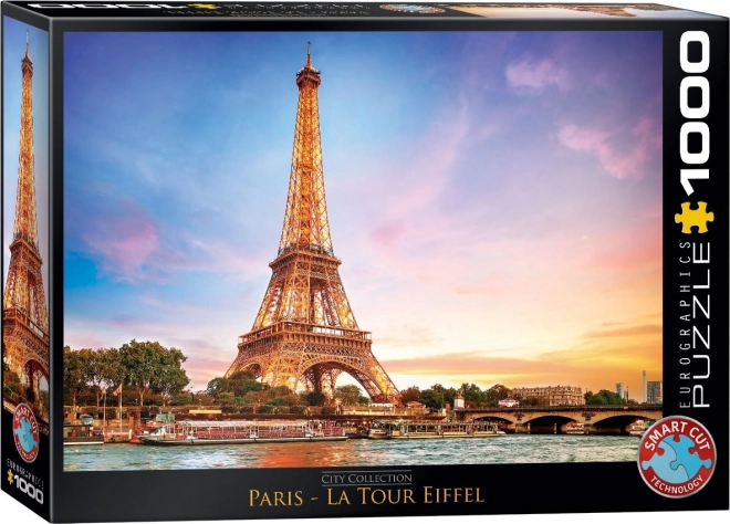 Eurographics Paris Eiffel Tower 1000 Piece Puzzle