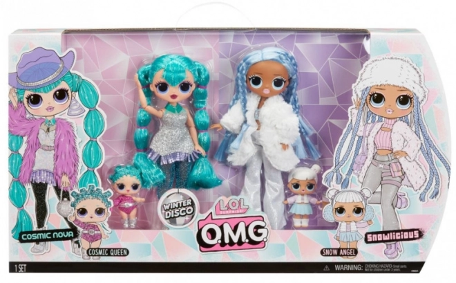 L.O.L. Surprise OMG Winter Disco Dolls Cosmic Nova & Snowlicious