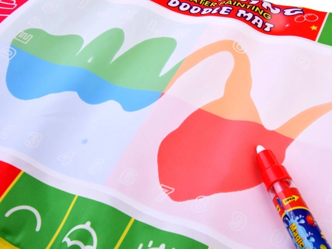 Colorful Water Drawing Mat with Pen