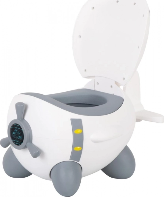 FreeON airplane potty white-gray