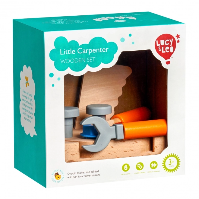 Lucy & Leo Little Carpenter - Wooden Tool Set