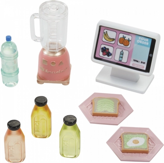 Bar s sokovi in delujočo blagajno