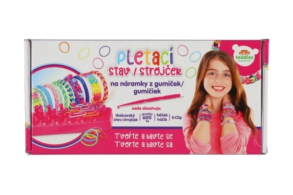 Create Your Own Bracelet - 600 Bands + Tools + Loom in a Box