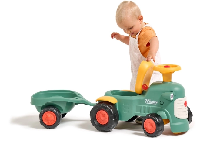 Falk Baby Tractor with Removable Trailer