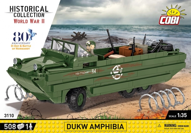 D-DAY Commemorative DUKW Amphibious Vehicle Model Kit