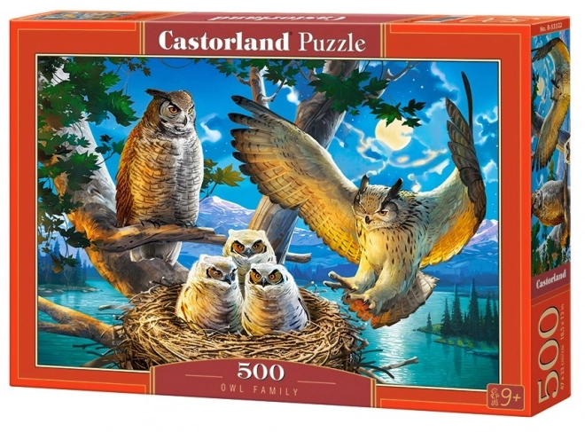 Owl Family Puzzle 500 Pieces