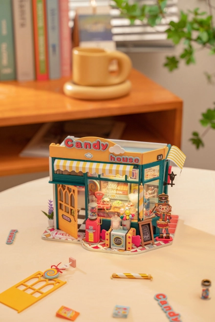 Rolife Rainbow Candy House 3D Miniature Puzzle