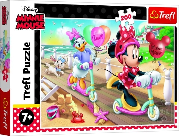 Trefl Puzzle Minnie Mouse Beach Adventure 200 Pieces