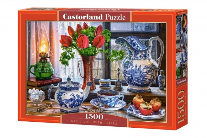 Still Life with Tulips Puzzle 1500 Pieces