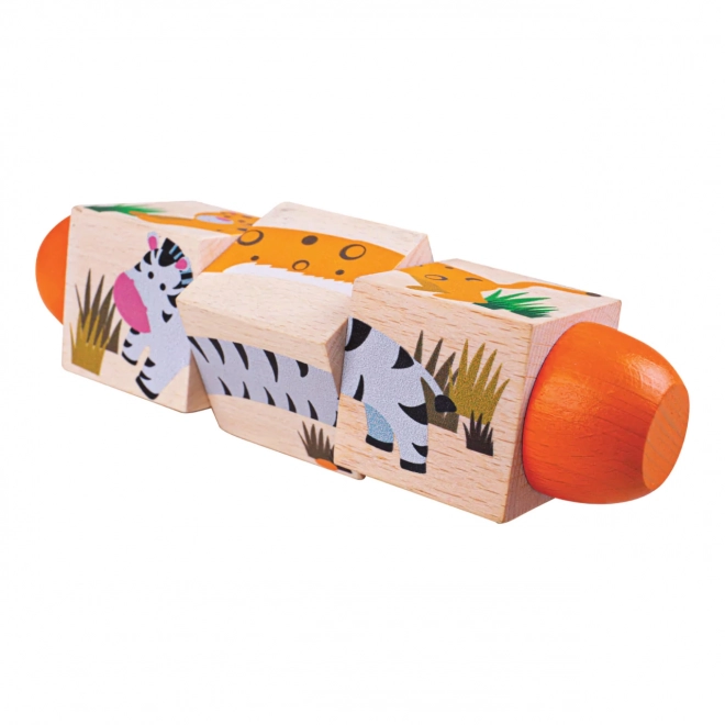 Jungle Adventure Wooden Activity Roller