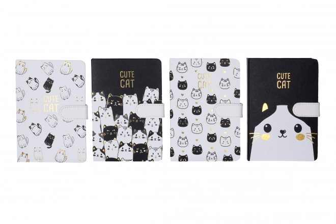 Magnetic Notebook with Cat Design