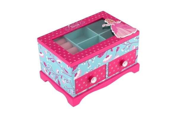 Princess Jewelry Box with Drawers