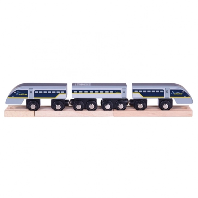 Bigjigs Rail Eurostar E320 High-Speed Train Set with Tracks